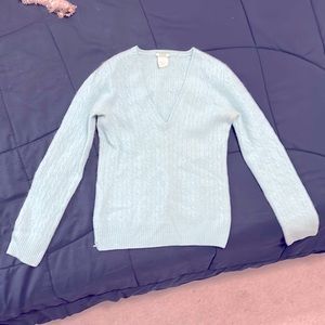 J.Crew 100% Cashmere light green sweater small